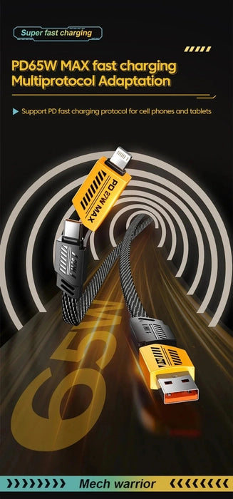 4 IN 1 CHARGING CABLE FOR ALL PHONE FROM APPLE TO SAMSUNG