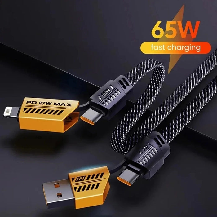 4 IN 1 CHARGING CABLE FOR ALL PHONE FROM APPLE TO SAMSUNG