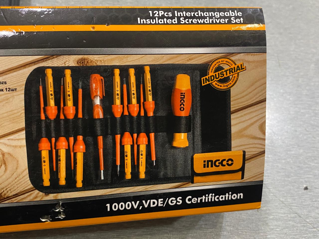 12pcs interchangeable insulated screwdriver set