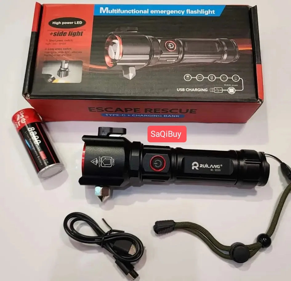 multifunctional emergency flashlight